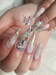 White Lace-Core Acrylic-Incandescent Shine Ltd