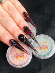 Wing of Bat-Glitter Acrylic-Incandescent Shine Ltd